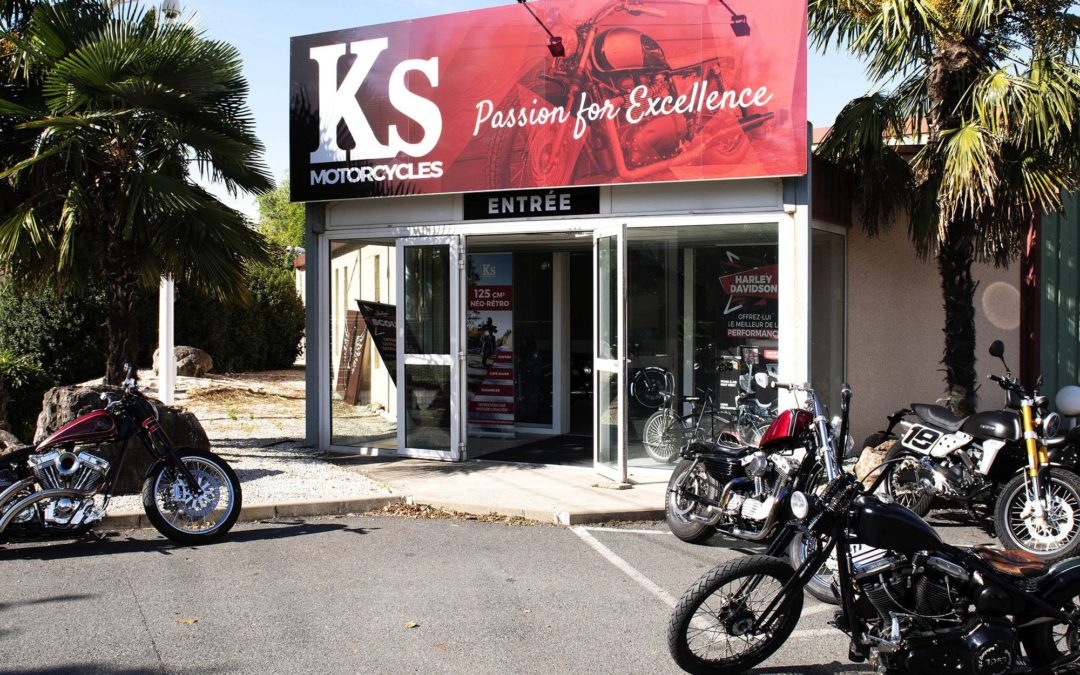 Photos pour la visite virtuelle du magasin de motos KS Motorcycles à 69480 Ambérieux